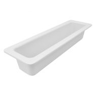 White Melamine 2/4 Gastro Dish 3.5L