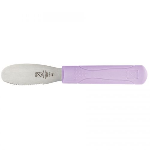 Mercer 3.5 inch Spreader Wavy Edge Purple Handle