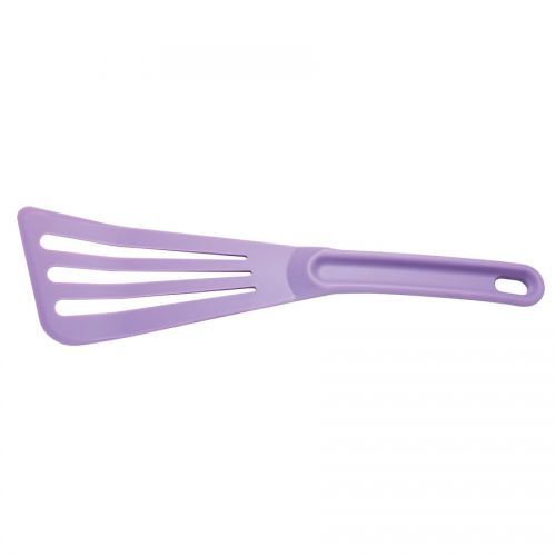 Mercer 12 x 3.5 inchHi Heat Slotted Spatula Purple