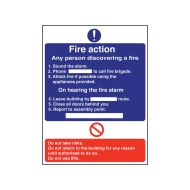 Sticker Fire Procedure Long