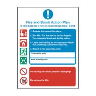 KFC Fire and Bomb Action Plan Notice