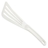 12 inch x 3 1/2 inch Slotted Spatula White