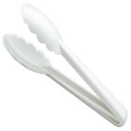 9 1/2 inch Utility Tongs White