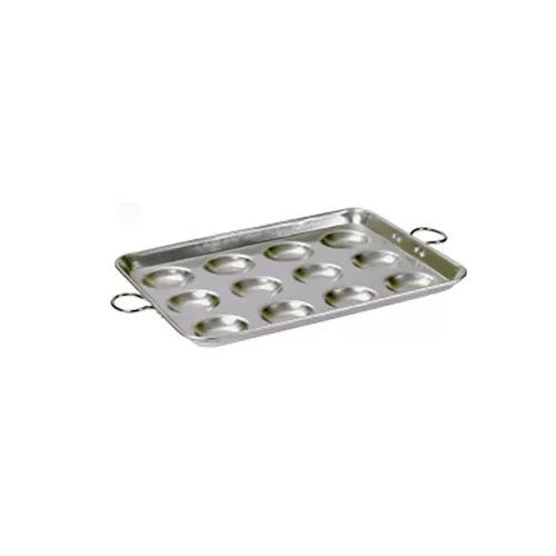 Egg Fryer 12 Indent Aluminium 50cm