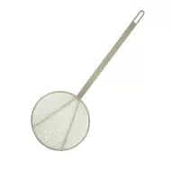 Skimmer Tinned Steel 34cm Handle 16cm Dia