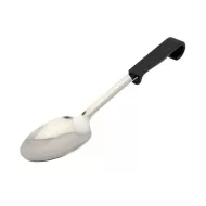 Prepara Buffet Pro Serving Spoon Stainless Steel Black Plastic Handle 2oz 34cm