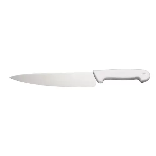 Prepara Cook Knife 10in Stainless Steel Blade White Handle