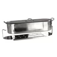 Prepara Heavy Duty Fish Kettle Stainless Steel 60x19x12.5cm