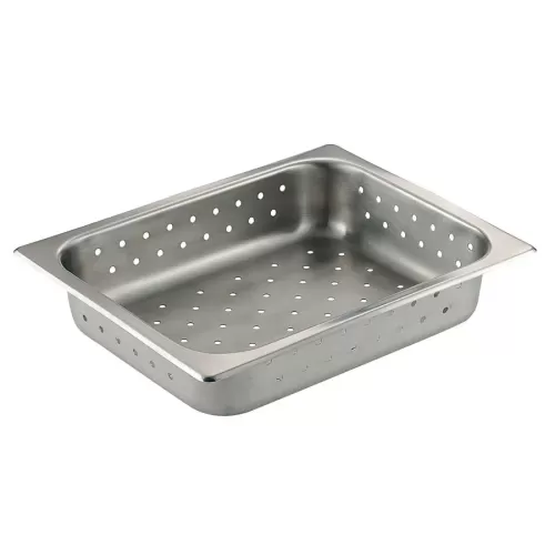 Prepara Stainless Steel Perforated 1/2 Gastronorm Pan 40mm