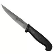 Prepara Vegetable Serrated Knife 4in Stainless Steel Blade Black Handle