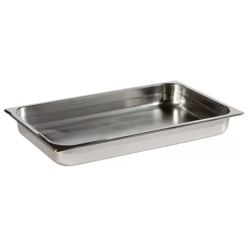 Prepara Stainless Steel 1/1 Gastronorm Pan 100mm