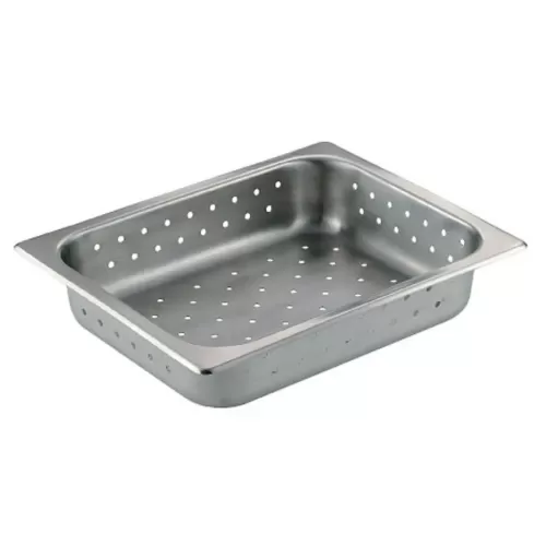 Prepara Stainless Steel Perforated 1/2 Gastronorm Pan 65mm