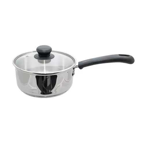 Prepara Saucepan Stainless Steel 18cm Dia Glass Lid