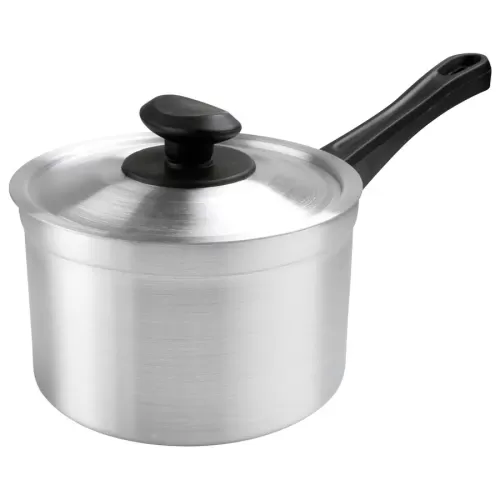 Saucepan Medium Duty Aluminium 1ltr 12cm With Lid