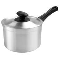 Saucepan Medium Duty Aluminium 3ltr 18cm With Lid