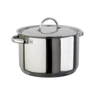 Prepara Stewpan Light Duty Stainless Steel 5ltr 24cm With Lid