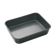 MasterClass Non-Stick Carbon Steel Rectangular Roasting Pan 34x26x7cm