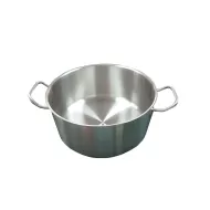 Prepara Heavy Duty Low Casserole Pan Stainless Steel 7.5L