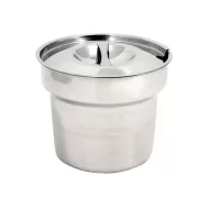 Vollrath Bain Marie Pot With Notched Lid Stainless Steel 4.5ltr