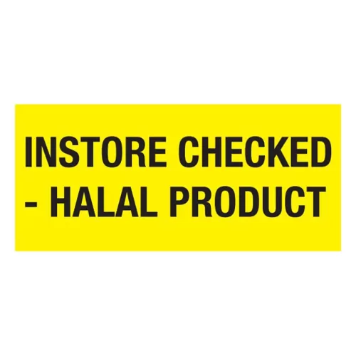 Halal Check Case Labels