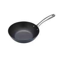 MasterClass Induction Ready Non-Stick Carbon Steel Wok 30cm