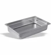 Pujadas Pan 1/1 Gastronorm 18/10 Stainless Steel 100mm