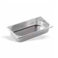 Pujadas Pan 1/3 Gastronorm 18/10 Stainless Steel 65mm