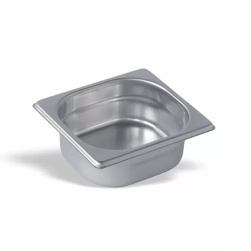 Pujadas Pan 1/6 Gastronorm 18/10 Stainless Steel 200mm