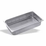 Pujadas Perforated Pan 1/1 Gastronorm 18/10 Stainless Steel 150mm