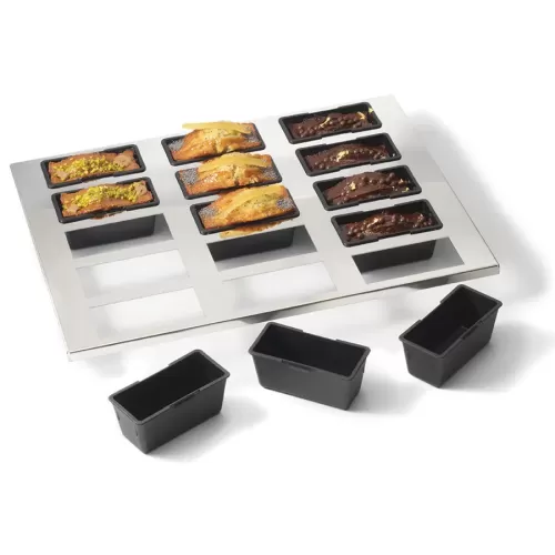 Matfer Bourgeat Exoglass® Cake Baking Tray 90x40x40mm