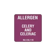 Celery Allergen Label Purple 2.5x2.5cm