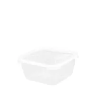 Wham Cuisine Square Food Box Clear Plastic 2ltr