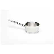 Genware Milk Pan 18/4 Stainless Steel 14x8cm 1.1ltr