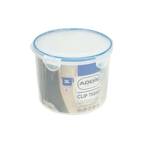 Addis Clip Tight - 2L Round food box