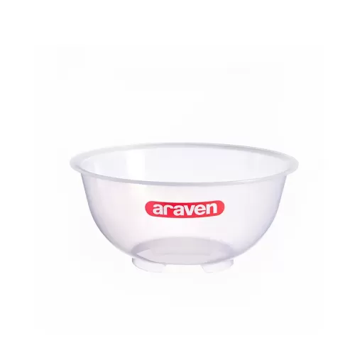 Araven Polypropylene Mixing Bowl Transparent 23.5cm