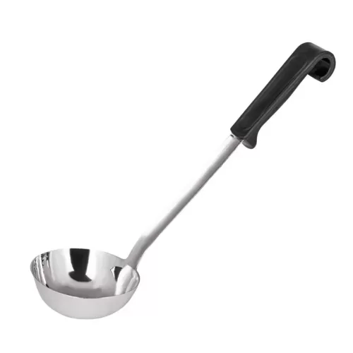 Prepara Balck Stainless Steel Soup Ladle 7oz 13.5 Inch