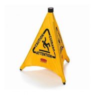 Multilingual Wet Floor Pop-Up Safety Cone