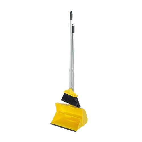 Lobby Dustpan And Soft Brush Set Yellow