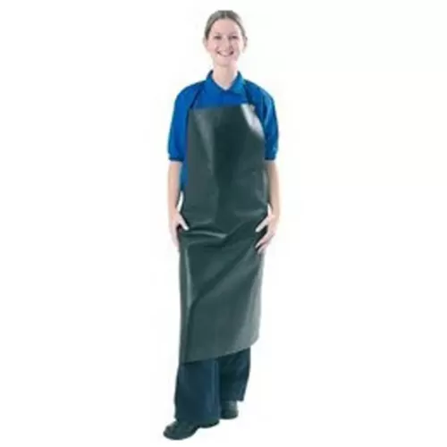 Apron Rubber Black Large