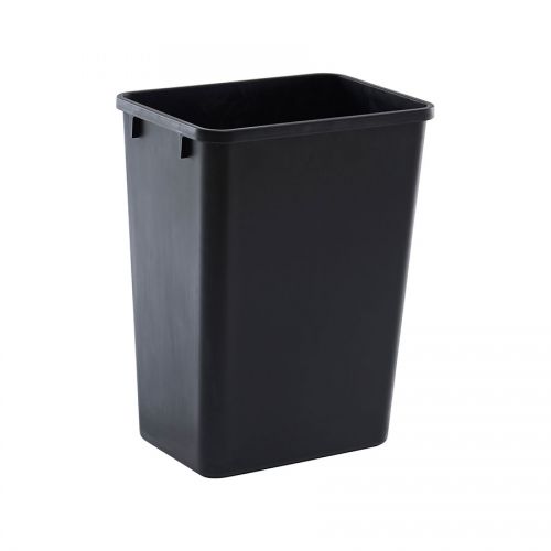 Soft Waste Basket 39ltr Black