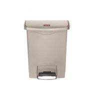 Slim Step-On Bin Front Step 30 ltr Beige