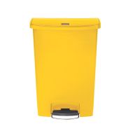 Slim Step-On Bin Front Step 90 ltr Yellow