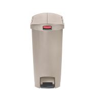 Slim Step-On Bin End Step 50 ltr Beige