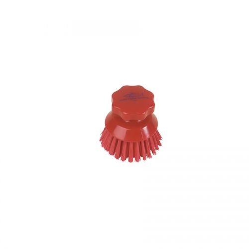 Round Scrub Brush Red