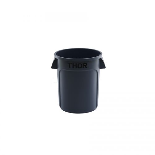 Round All Purpose Bin 75L Grey