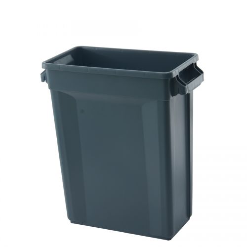 Svelte Bin with Venting Channels 60L; Grey