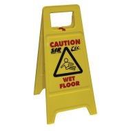 Caution Wet Floor One Side