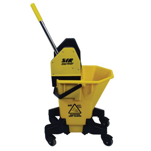 Mobile Mop Bucket & Wringer Mopping Combo Yellow