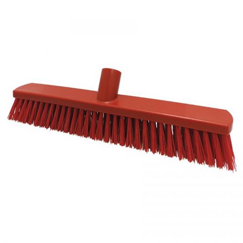 380mm Floor Brush Stiff Red