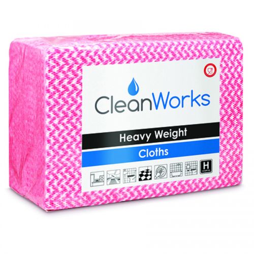 Heavy Weight Hygiene Cloth Red 80gsm